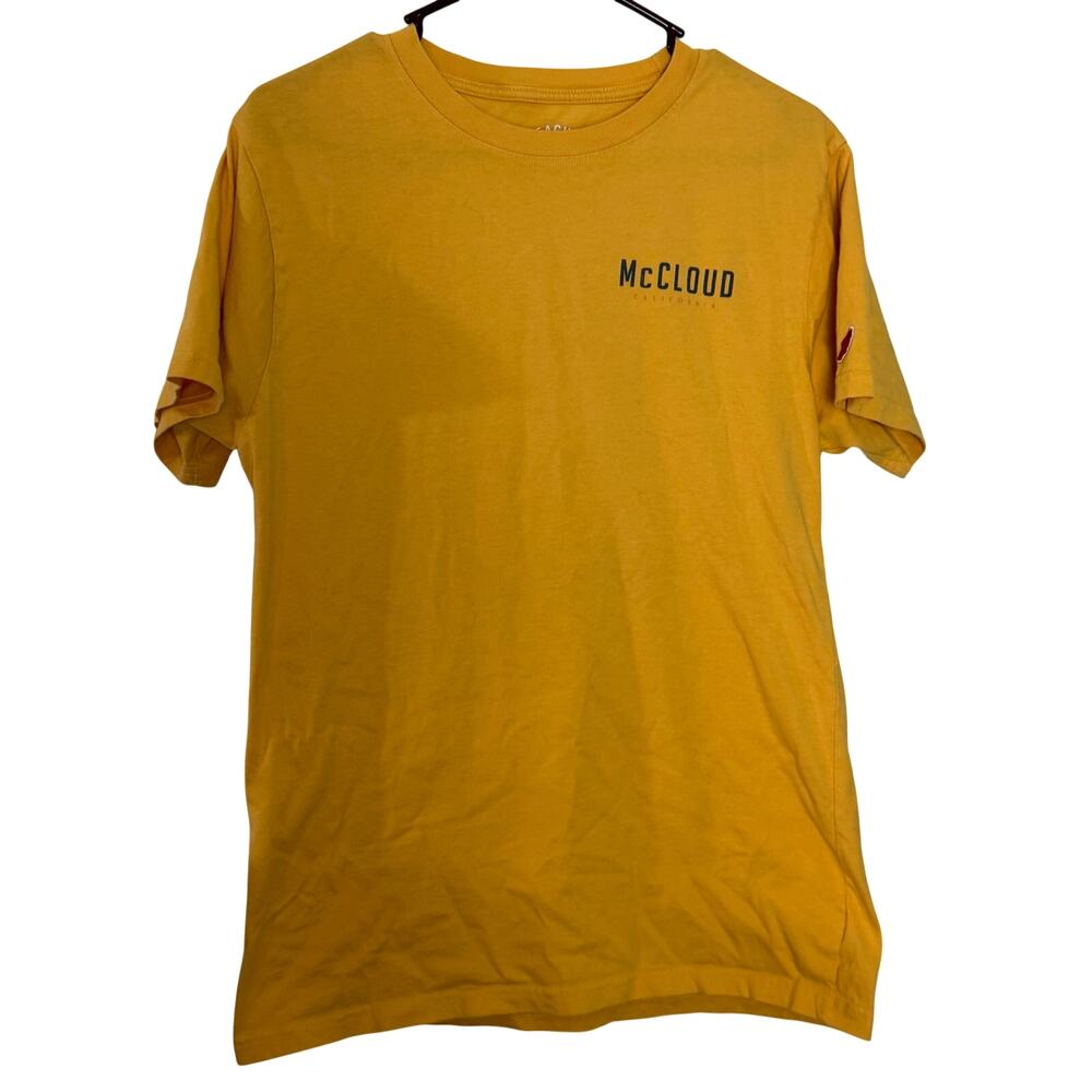 League Crewneck Mustard Yellow McCloud CA T-Shirt Size M